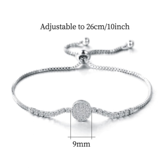 Round Rhinestone Bracelet - Picture 7 of 9